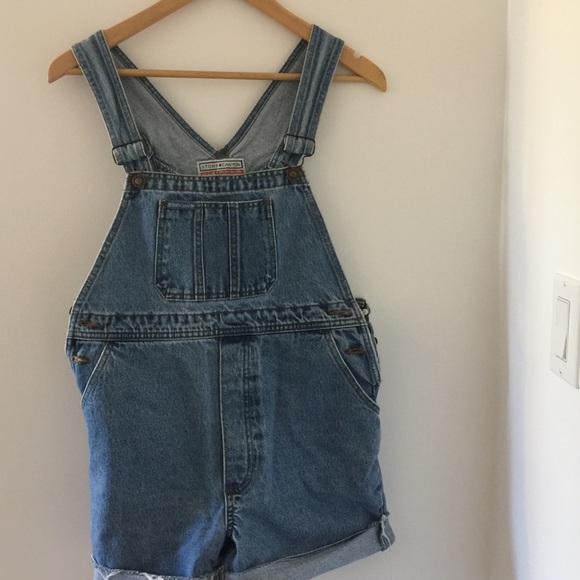 Stone Canyon Denim Short Overalls - Picture 5 of 7